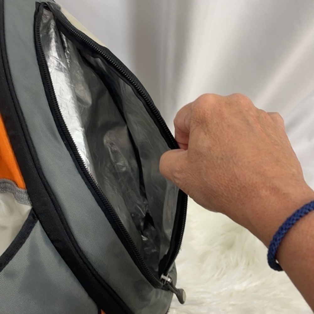 Columbia Gray And Orange Backpack - image 5